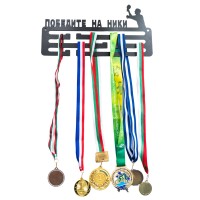 Персонализирана метална поставка за медали Тенис на маса Персонализирана метална поставка за медали Тенис на маса