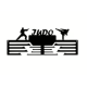 Метална закачалка за медали "JUDO" - Дизайн с джудисти (До 30 медала) чист продуктов изглед
