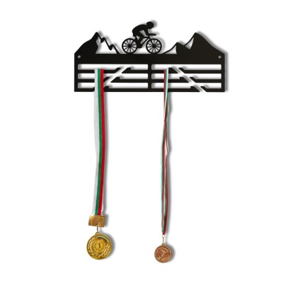Метална закачалка за медали "ROAD BIKE IN THE MOUNTAINS - Шосейно колоездене в планината" (До 40 медала) Метална закачалка за медали "ROAD BIKE IN THE MOUNTAINS - Шосейно колоездене в планината" (До 40 медала)