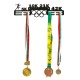 Метална закачалка за медали „Olympic Run“ за мъже – 5k, 10k, 21k, 42k (До 30 медала)