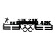 Метална закачалка за медали Olympic Run за мъже – 5k, 10k, 21k, 42k (До 30 медала)  без медали, чист продуктов изглед