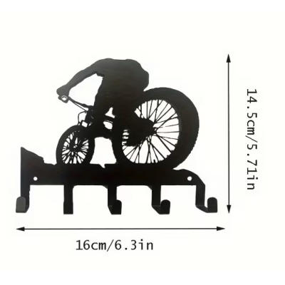 Метална закачалка MTB - 5 куки